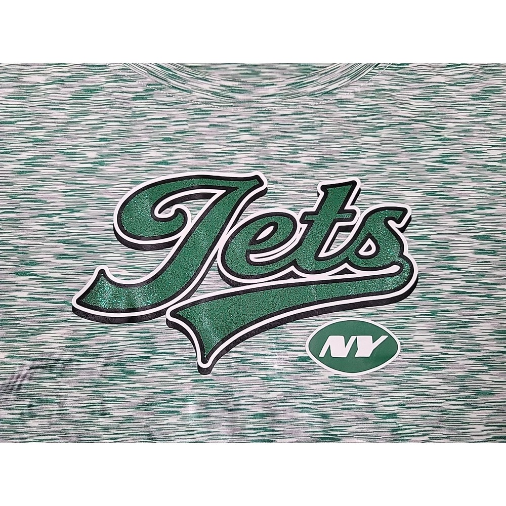 New Era‎ NFL Apparel New York Jets Short Sleeve Crew Neck XXL GLITTER STRETCH